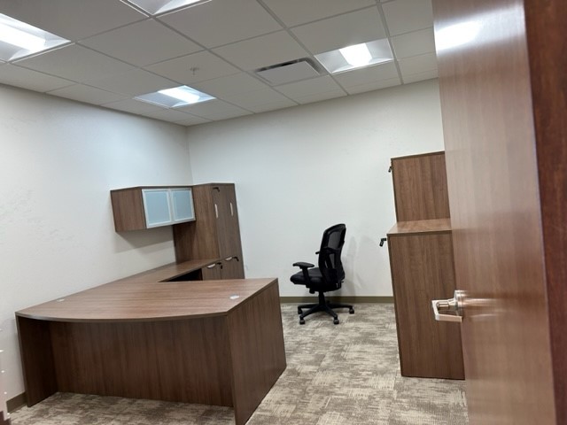 Office with cupboards